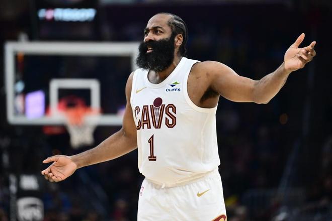 哈登创历史唯一29000分+3000三分纪录 骑士4-0